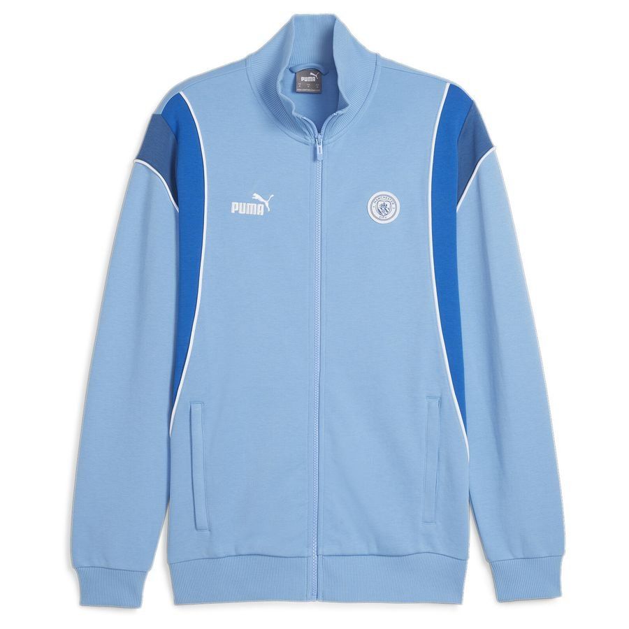 Manchester City Track Jacket FtblArchive - Team Light Blue/Racer Blue - Men's-SoccerKits Hub | Buy Soccer Jerseys Online
